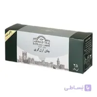 چای کیسه ای ارل گری 25 عددی احمد کارتن 36 عددی