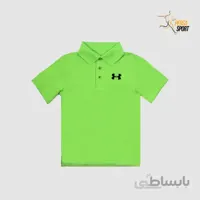 پلوشرت نوجوان اندر ارمور Junior Polo Shirt Green