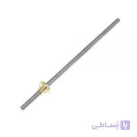 لید اسکرو 1 متری T12 به همراه مهره / Lead Screw Tr12X8 with nut 1000mm