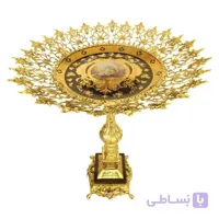 میوه خوری کنار سالنی برنزی طرح پایه سنگی کد ۵۰۲
