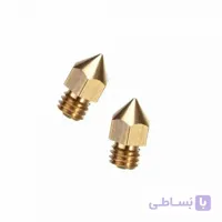 نازل (0.5MM)برنجی اکسترودرهای Mk8 فیلامنت 1.75MM (شش پر بزرگ) / 0.5MM Mk8 Nozzle Brass Extruder of 1.75MM