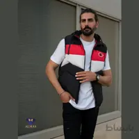 جلیقه دو رو ضد آب کلاه دار کد 99030
