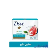 صابون داو ۱۰۰ گرم با عصاره انجیر (کرم دار)