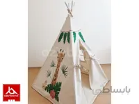 چادر سرخپوستی طرح زرافه