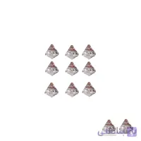 آویز لوستر پلاستیکی طرح کریستالی (بسته 40 عددی)