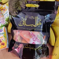 پک پذیرایی لاکچری ترحیم (آب میوه، کیک، موز درجه یک، پرتقال، کیوی ممتاز و خرمای مغزدار شکلاتی)