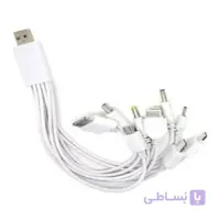 کابل شارژر USB چند منظوره یک به ده ( تبدیل اختاپوسی )