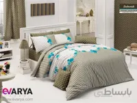 ست کامل ملحفه بدون کش دو نفره برند Begenal طرح Tanya چهار تکه