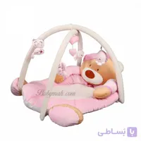تشک بازی خرس تدی رنگ صورتی