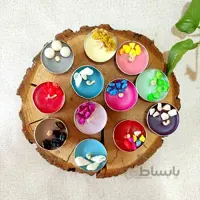 شمع مومی وارمری تزئین شده