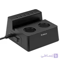 چند راهی 2 سوکت و 5 یو اس بی اوریکو Orico 2 AC with 5 USB Charging Port ODC-2A5U-V1-EU
