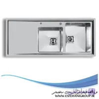 سینک ظرفشویی توکار اخوان ا Akhavan Double Bowl Sink 600