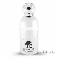 ادکلن مردانه گلادیاتور مدل Silver Metalique ا Gladiator Silver Metallique Eau De Perfume For Men 100ml