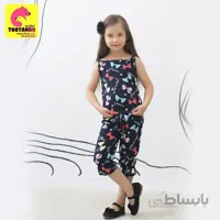 تاپ شلوارک نخی دخترانه گیفت | لباس تابستونی بچه