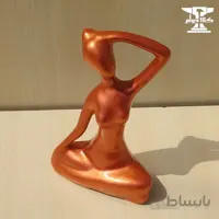 مجسمه دکوری بالرین | رنگ مسی متالیک از جنس رزین