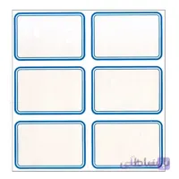 برچسب دور آبی کایزر سایز 35 × 50 میلی متری ا Kaiser 50 × 35 mm Labels