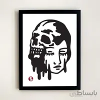 تابلو اسکلت به سر
