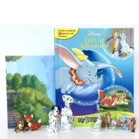 فیگور حیوانات دیزنی با کتاب انگلیسی busy book tails of adventure کد 48765