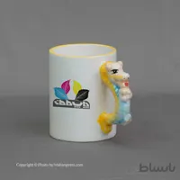 چاپ روی لیوان ماگ سرامیکی عروسکی طرح اژدها
