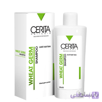 شامپو درمان ریزش سریتا حاوی جوانه گندم ا Cerita Anti Hair Loss Wheat Germ Shampoo