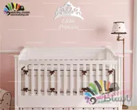 آینه اتاق کودک تاج و اسم دخترانه کد hpa53