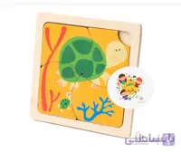 پازل 4تکه بیس(لاک پشت)