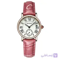 ساعت زنانه ساندا بند چرمی صورتی SANDA206