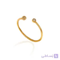 انگشتر طلا زنانه مدل بند انگشتی کد CR413
