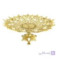 میوه خوری برنزی طرح برگی سایز بزرگ کد ۱۰۷۱