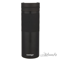 ماگ گریپ دار گلازه مشکی کانتیگو Contigo Vaccum-Insulated Steel TwistSeal Glaze 470 ml