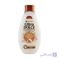 شامپو بدن روغن نارگیل و ماکادمیا Garnier مدل ULTRA DOLCE حجم 500 میلی