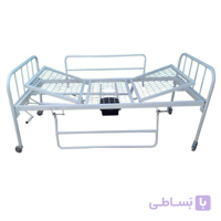 تخت بیمارستانی خانگی دو شکن مکانیکی