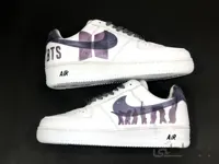 کتونی نایک ایرفورس ۱ طرح bts ا Nike Air Force 1 custom