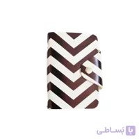 جاکارتی طرح سفید مشکی کد 03