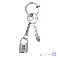 پیرسینگ گوش طرح قفل کلید