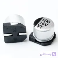 خازن الکترولیت 100uF 16v
