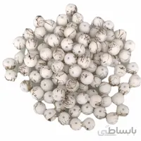 مهره دستبند طرح رگه طلایی