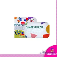 تطابق اشکال چوبی جعبه فلزی (سفید)