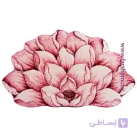 پادری نیم دایره گل نیلوفر قرمز زرباف