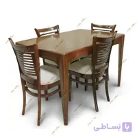 میز ناهار خوری چوبی مدل شکوفه