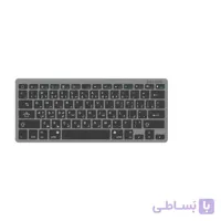 کیبورد و موس بی سیم برند Porodo مدل PD-BTKBMCO-GY