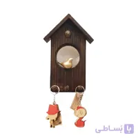 جاکلیدی دیواری چوبی مرغ آمین