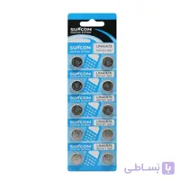 باطری سکه ای آلکالاین سانکام LR44 AG13 1.5V