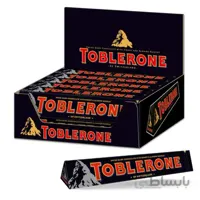 شکلات تلخ تابلرون همراه با عسل و مغز بادام باکس ۲۰ عددی – Toblerone swiss Dark chocolate with honey & almond noucat