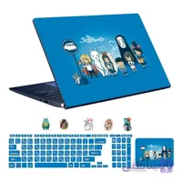 اسکین لپ تاپ طرح Anime کد ۰۶به همراه استیکر کیبورد