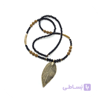 گردنبند مهره ای برگ