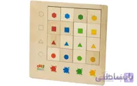 پازل هوش 16 قطعه طرح اشکال هندسی بیس