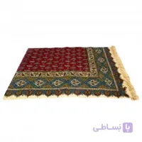 سفره قلمکار زمینه قرمز 1×1.5 متری اعلاء