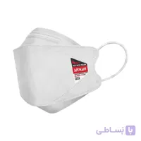 ماسک سه بعدی ۴ لایه یحیی رنگ سفید | ۳ عددی