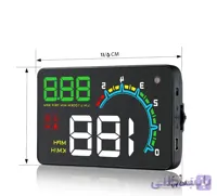 هدآپ دیسپلی D3000 HUD شیائومی wiiyii (نمایش لحظه ای اطلاعات خودرو بر روی شیشه مقابل راننده )